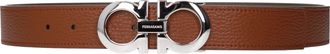 Ferragamo Herens Riem Bruin/Cement Leer