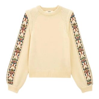 BA&SH Donna, Maglie, Beige, XS, new