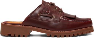 Timberland Leren muiltjes met veters - Rood