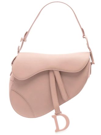 Dior 2019 Ultra Matte Calfskin Saddle Bag shoulder bag - women - Calf Leather - One Size - Pink