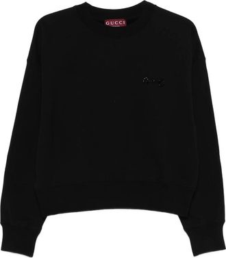 Gucci Logo Cropped Knitwear