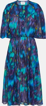 Isabel Marant Maggy printed cotton midi dress