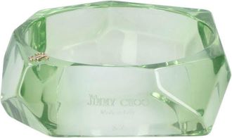 Jimmy Choo London Translucent Faceted Bangle Bracelet