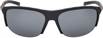 adidas 66mm Navigator Sunglasses in Matte Black /Smoke at Nordstrom