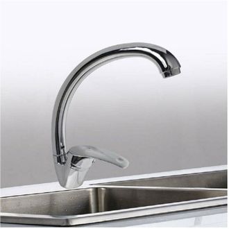 Trade Shop Trade Shop - Rubinetto A Canna Alta Orientabile Lavello Cucina Monocomando Monoforo 52332