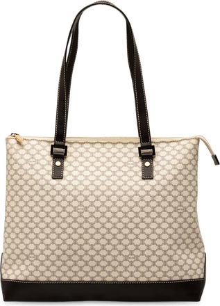 Celine 2000 Macadam gecoat canvas shopper - Bruin