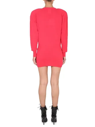 Philosophy di Lorenzo Serafini Virgin Wool Cashmere Mini Dress - Pink