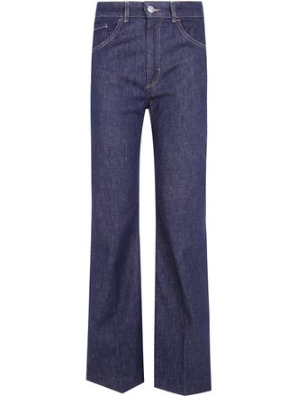 Seventy Jeans Wide Leg Cashmere Blend Wide Leg Denim