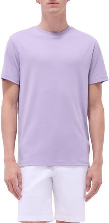 Bugatchi Hank Solid Pima Cotton T-Shirt in Lilac at Nordstrom, Size Xx-Large
