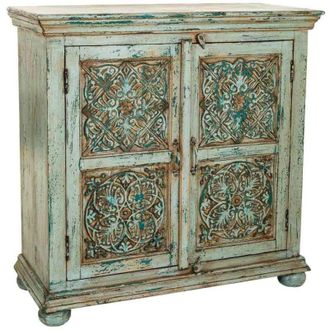 Wanderlust Deco Recibidor De Madera Acabado Artesanal 90x40x90