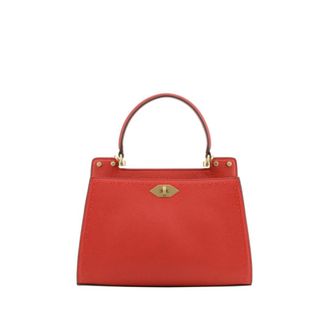 Pourchet Dames, Tassen, Rood, Maat: ONE Size Leer