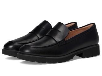 Cole Haan Gwendolyn Penny Loafers Womens Shoes Black Leather : 10.5 B - Medium