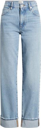 Frame Denim The Hang Cuffed Straight Leg Jeans in Brine at Nordstrom, Size 25