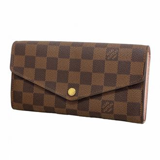 Louis Vuitton Ebene Rose Ballerine Long Wallet (Bi-Fold) (Pre-Owned)