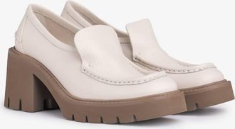 Pedro Garcia Womens Zavanna Lightweight Maxi Loafers In Basmati