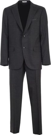 Boglioli Micro Vierkant Pak - Heren - Business pakken - Grijs - 3XL - Kostuums
