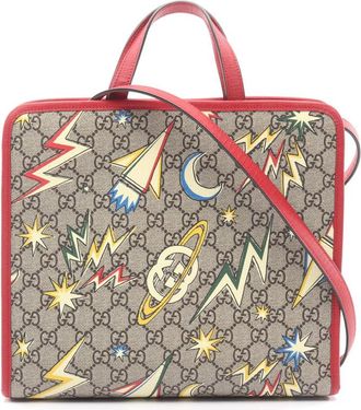 Gucci Pre-owned Gucci Childrens GG Supreme Space Print Satchel Ladies 0RY0DTBKRT3GFRE9