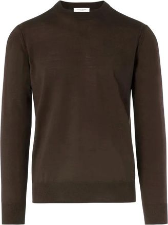 Paolo Pecora Sweatshirts, male, Brown, XL, Brown Sweatshirt Aw25 Stylish Comfort