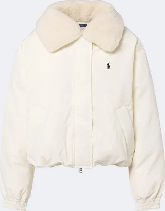 Polo Ralph Lauren Teddy-trimmed cropped blouson jacket