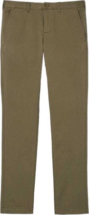 Lacoste Katoenen stretch slim heren chino (Groen)