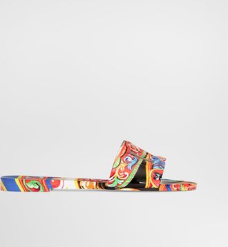 Dolce & Gabbana Beachwear - Woman Slides And Mules Multicolor 35