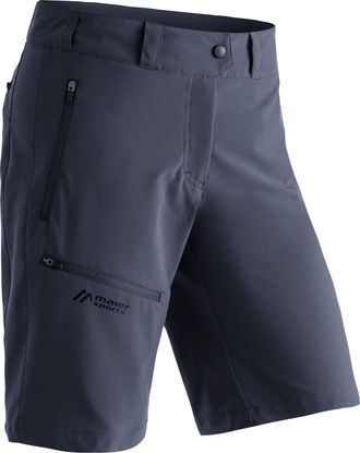 Maier Sports Funktionsshorts MAIER SPORTS Latit Short W, Damen, Gr. 46, Normalgr&ouml;ssen, blau (dunkelblau), 88% Polyester (Recycelt), 12% Elasthan, Hosen Funktionssh