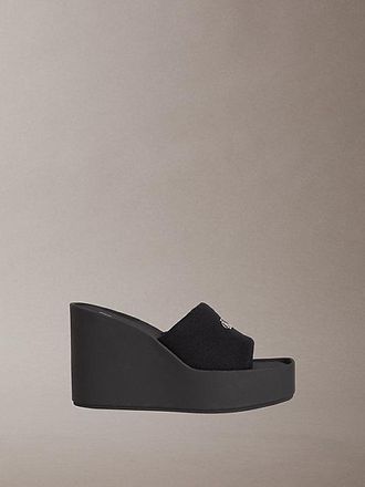 Calvin Klein Melia - Canvas Platform Wedge Sandals
