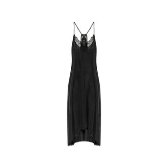 Zadig&Voltaire Midi Dresses, female, Black, Size: L Silk Dress