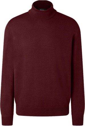 Maerz Superwash Classic Fit Turtleneck - Heren - Coltruien - Rood - 4XL - Wol - Truien & Vesten