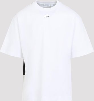 Off-white Maglietta da skate con freccia negativa bianca sporca