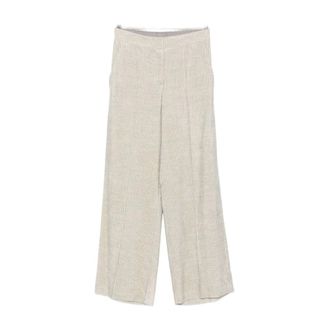 Alysi Dames, Broeken, Grijs, Maat: 2XS Zijde