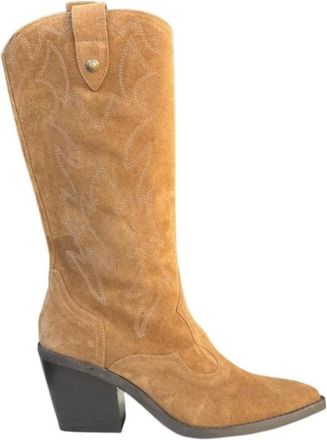 Nero Giardini Boots - Dames - Cowboylaarzen - Bruin - 40 EU - Leer - Schoenen