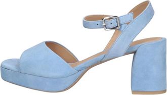 Unisa Dames, Schoenen, Blauw, Maat: 35 EU Leer