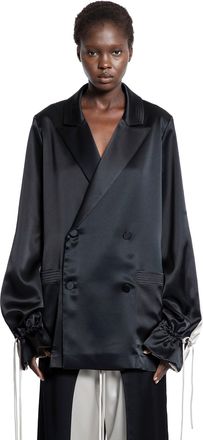 Ssheena Satin Blazer Shirt