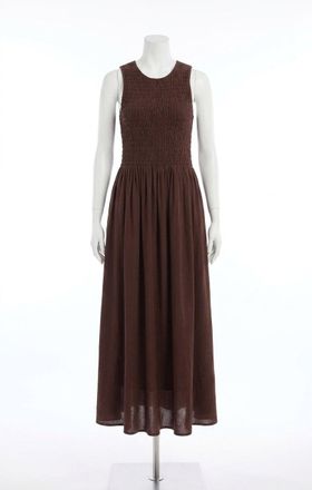 Z Supply Juniper Maxi Dress In Chocolate Cherry