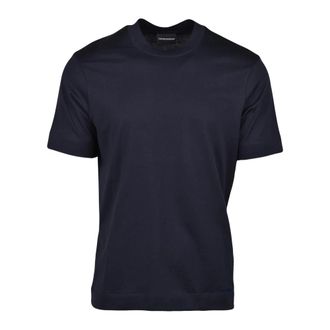 Emporio Armani T-Shirt - Heren - T-shirts - Blauw - 2XL - Katoen - Tops