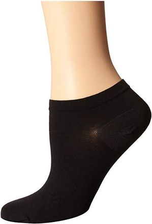 Wolford Sneaker Cotton Socks Womens Crew Cut Socks Shoes Black : SM, Cotton/Nylon