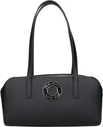 Karl Lagerfeld Black Leather Shoulder Womens Bag