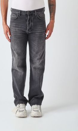 Emporio Armani Jeans J100 a gamba larga in denim di cotone stretch