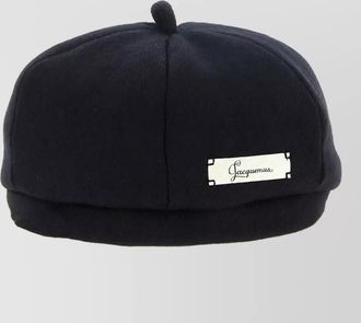 Jacquemus virgin wool paneled beret