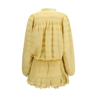 Isabel Marant Womens Bicolor Cotton Casual Dress