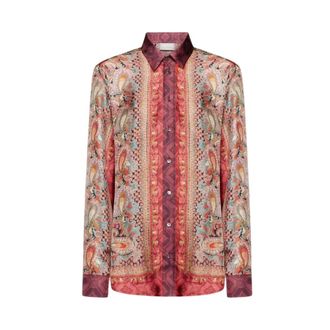 Pierre-Louis Mascia Shirts, female, Red, Size: XS Aloe Longsleeve Shirt