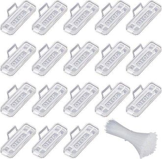 OEM Dailygoods - Etiquetas Para Cables (50 Unidades) - Etiquetas Para Cables Que Se Pueden Escribir