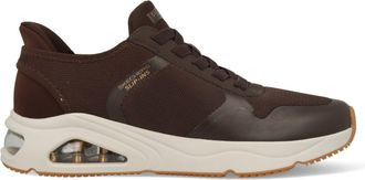 Skechers Tres-air Uno Mens Shoes, Chocolate, 8 UK
