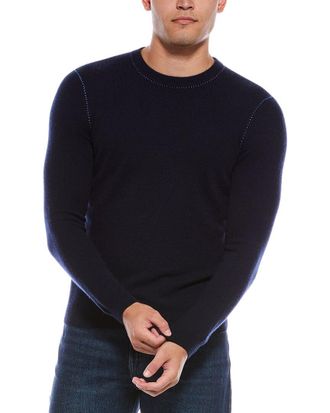 Autumn Cashmere Stitched Cashmere Crewneck Sweater