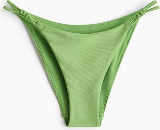 H&M Cheeky Tanga-Bikinihose - Gr&uuml;n