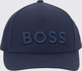 HUGO BOSS Cappello da baseball in cotone con logo tono su tono regolabile