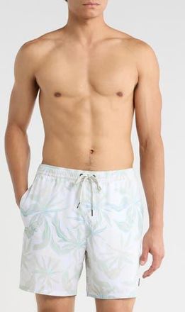 Quiksilver Unwind Swim Trunks in White at Nordstrom Rack, Size X-Large