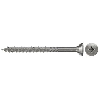 Fischer 657255 Tornillo Rosca Aglomerado Fpf-sz 6,0x100 A2p 100 (envase 100 Uds)