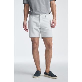 Mavi Nate Athletic Fit Chino Shorts in Ivory Athletic at Nordstrom Rack, Size 42